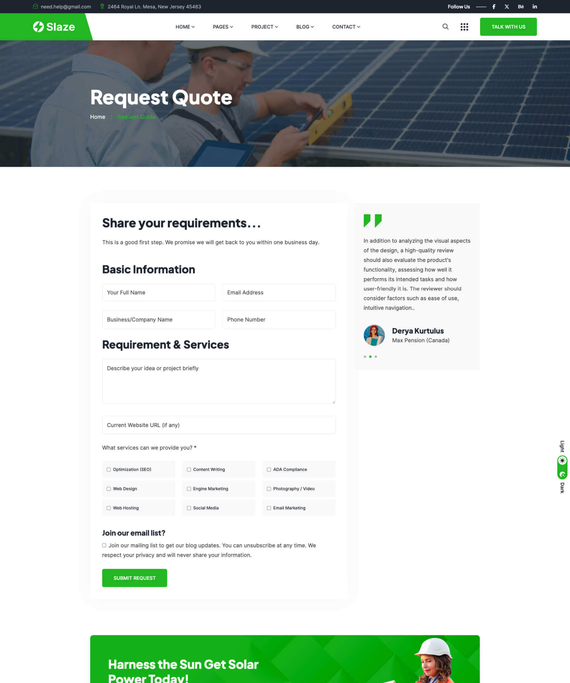 page